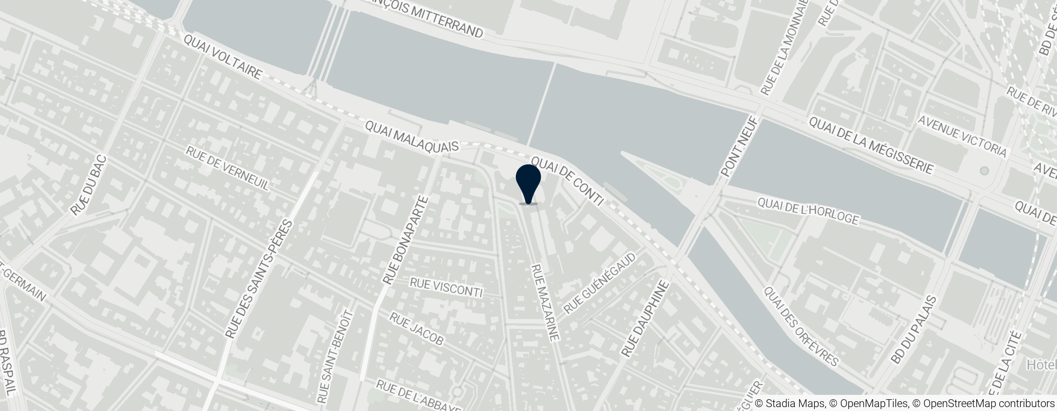 Map of The French Institute