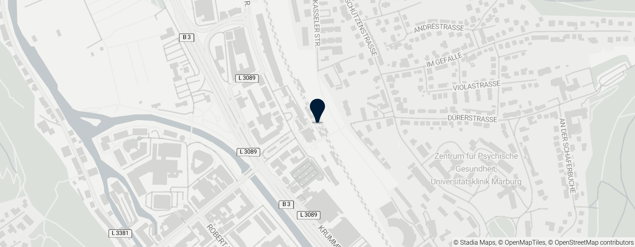 Map of Marburg (Lahn)