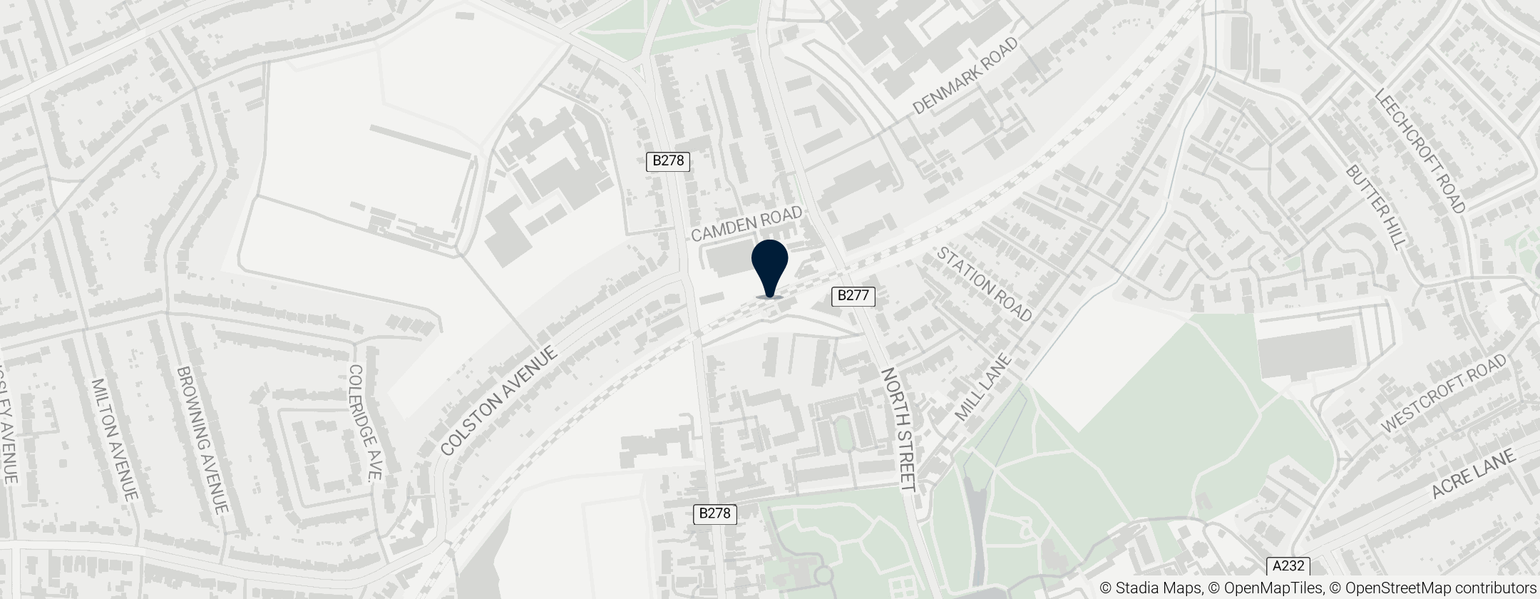 Map of Station Carshalton