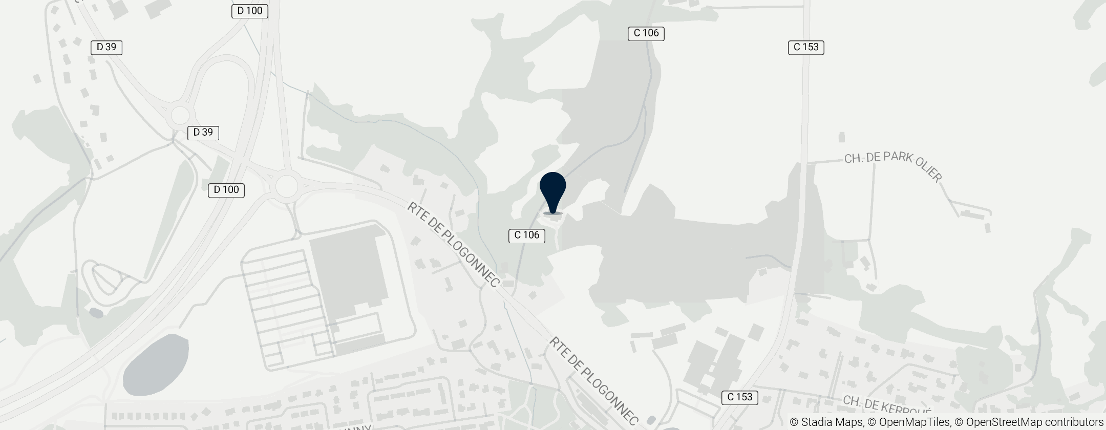 Map of Chapelle de Ty Mamm Doué