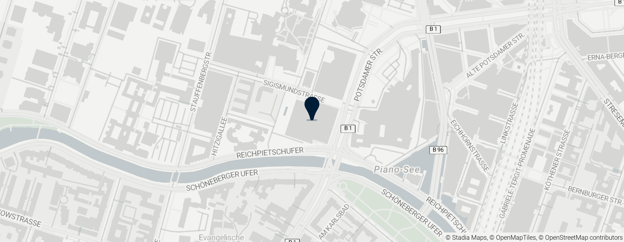 Map of New National Gallery