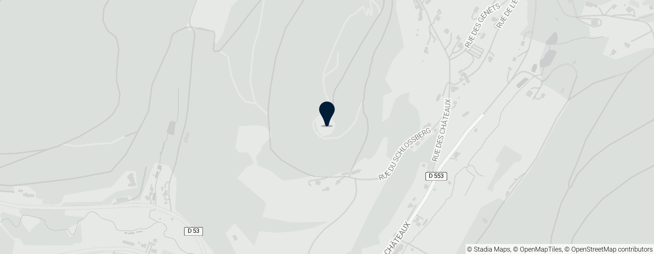 Map of Château du Nouveau-Windstein