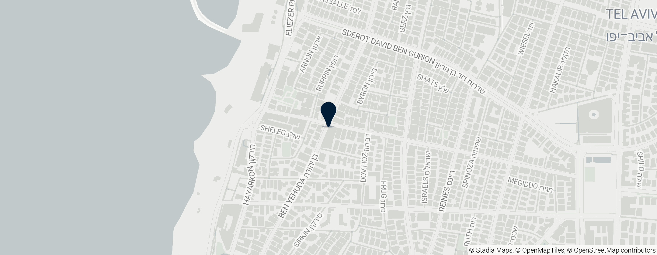 Map of 特拉维夫白城