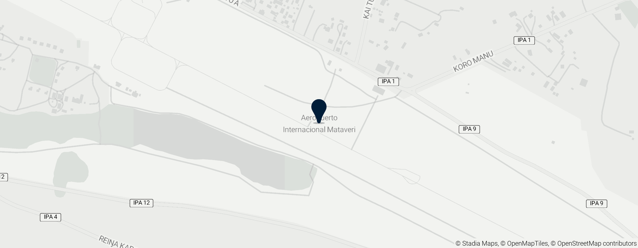 Map of Aeropuerto Internacional Mataveri