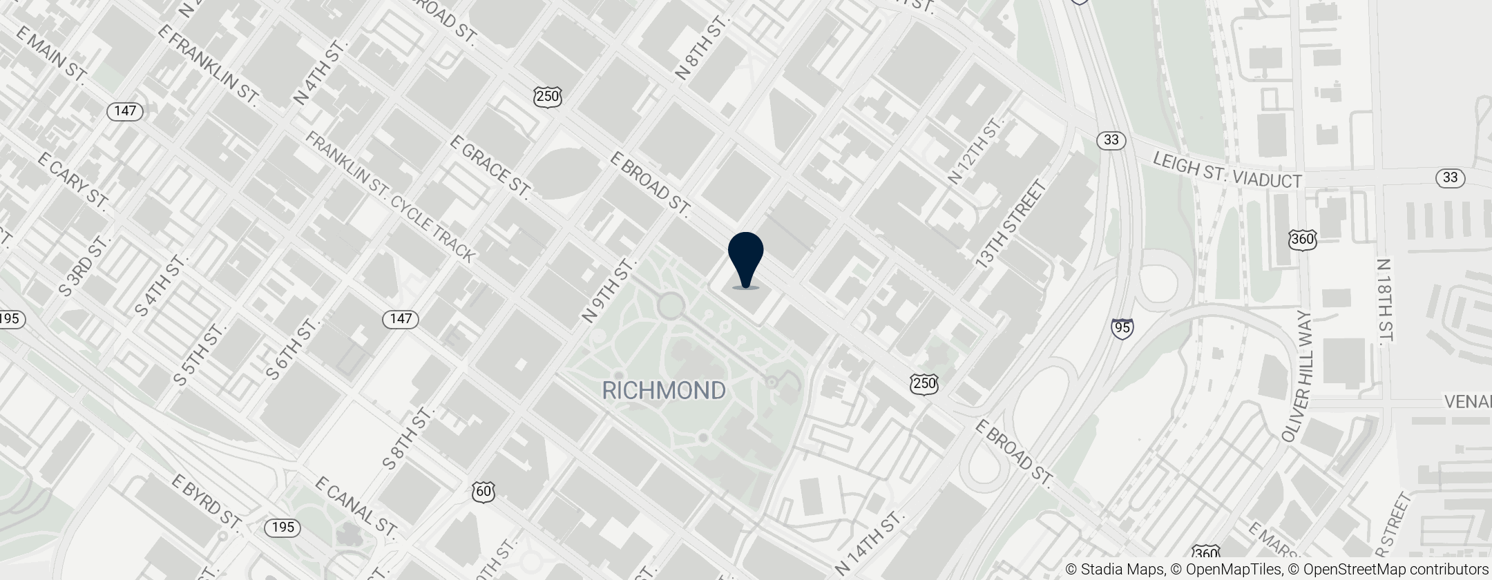 Map of Old City Hall