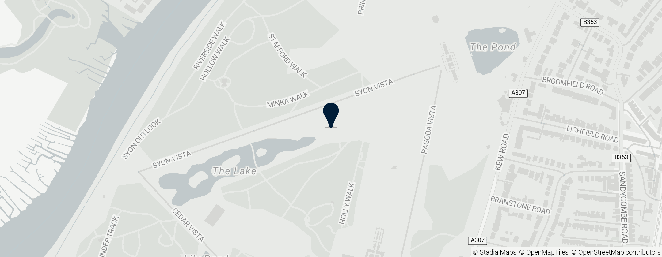 Map of Royal Botanic Gardens, Kew