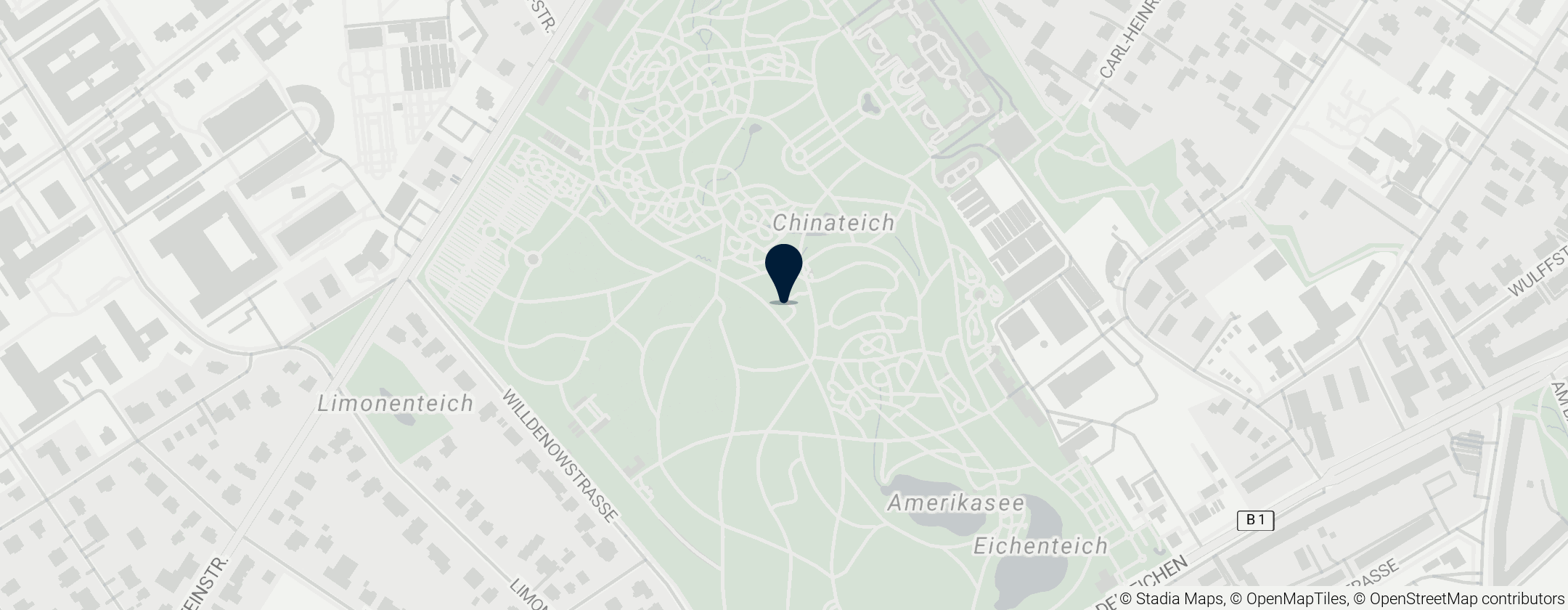 Map of Botanic Garden Berlin