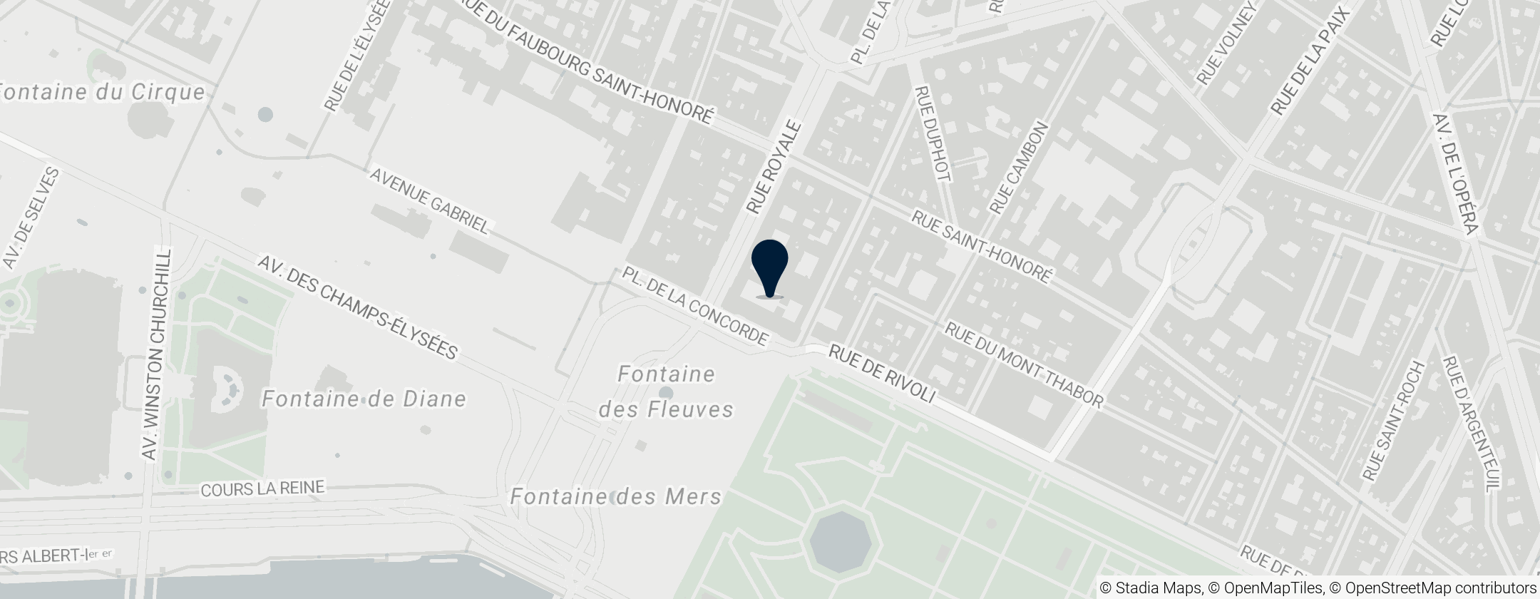 Map of Hôtel de la Marine