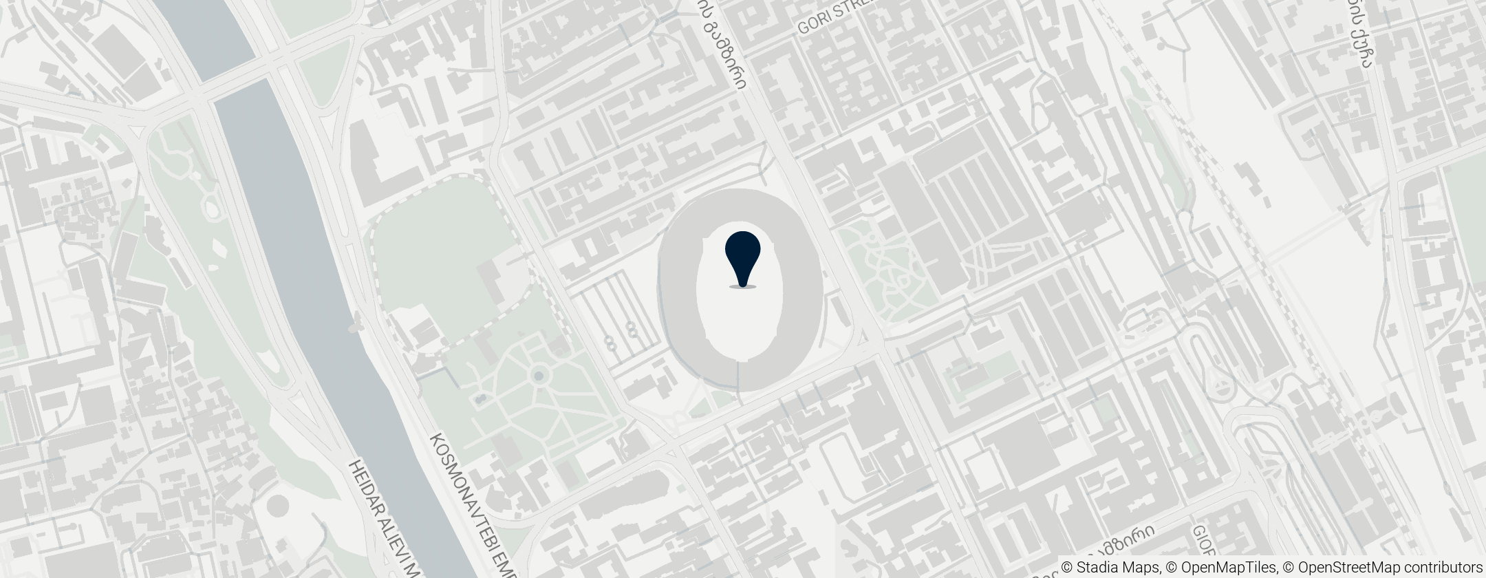 Map of Stadio Boris Paichadze