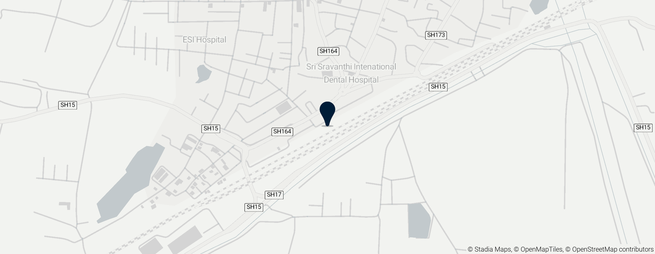 Map of Samalkot Junction railway station