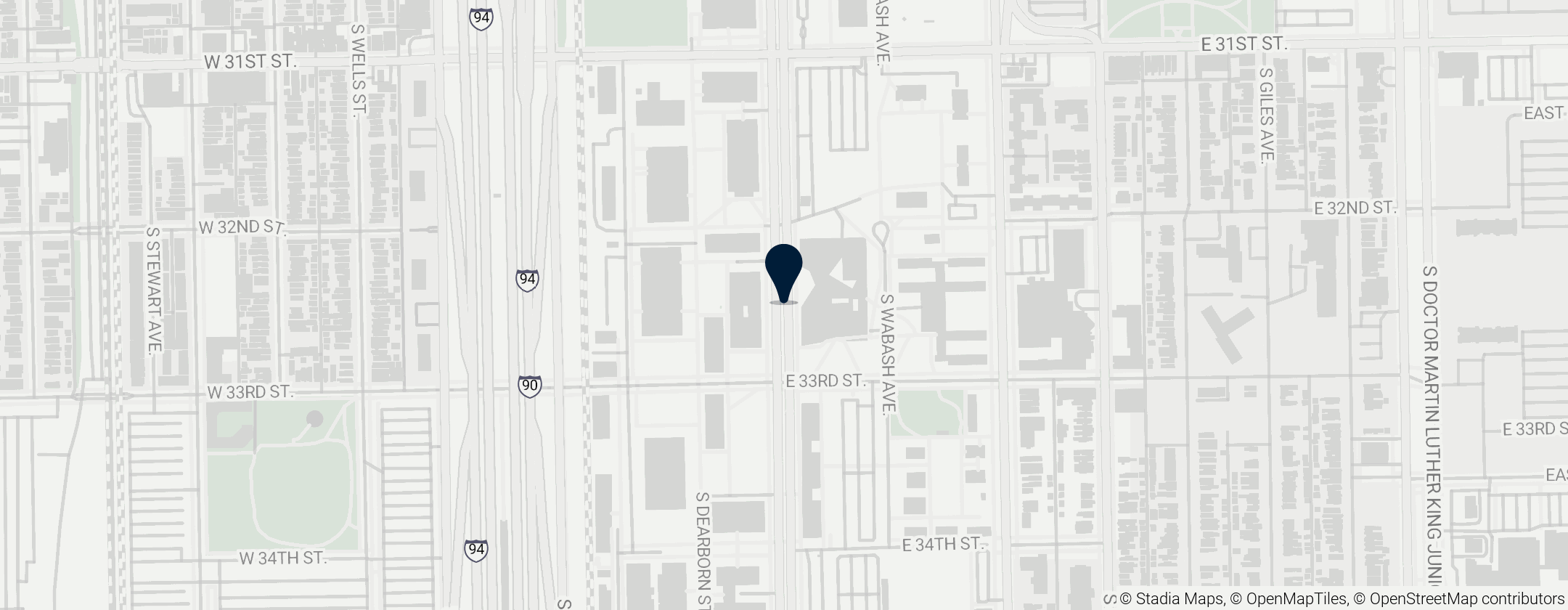 Map of Illinois Institute of Technology