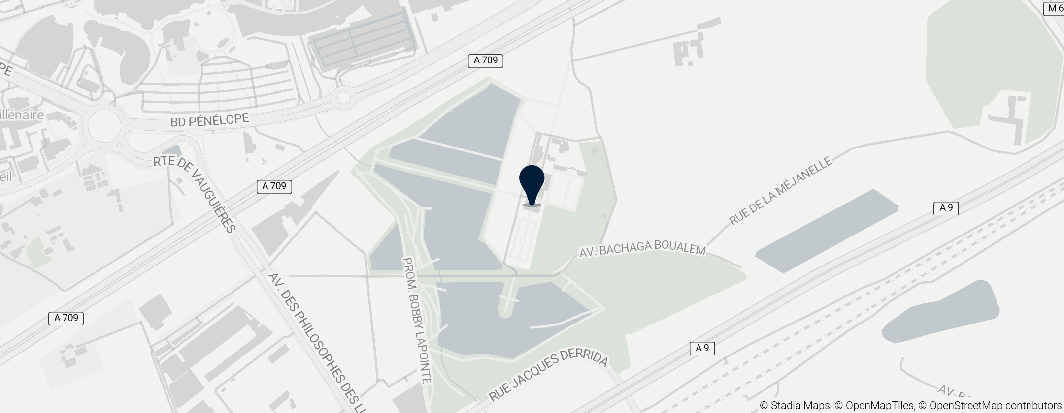 Map of Château de la Mogère