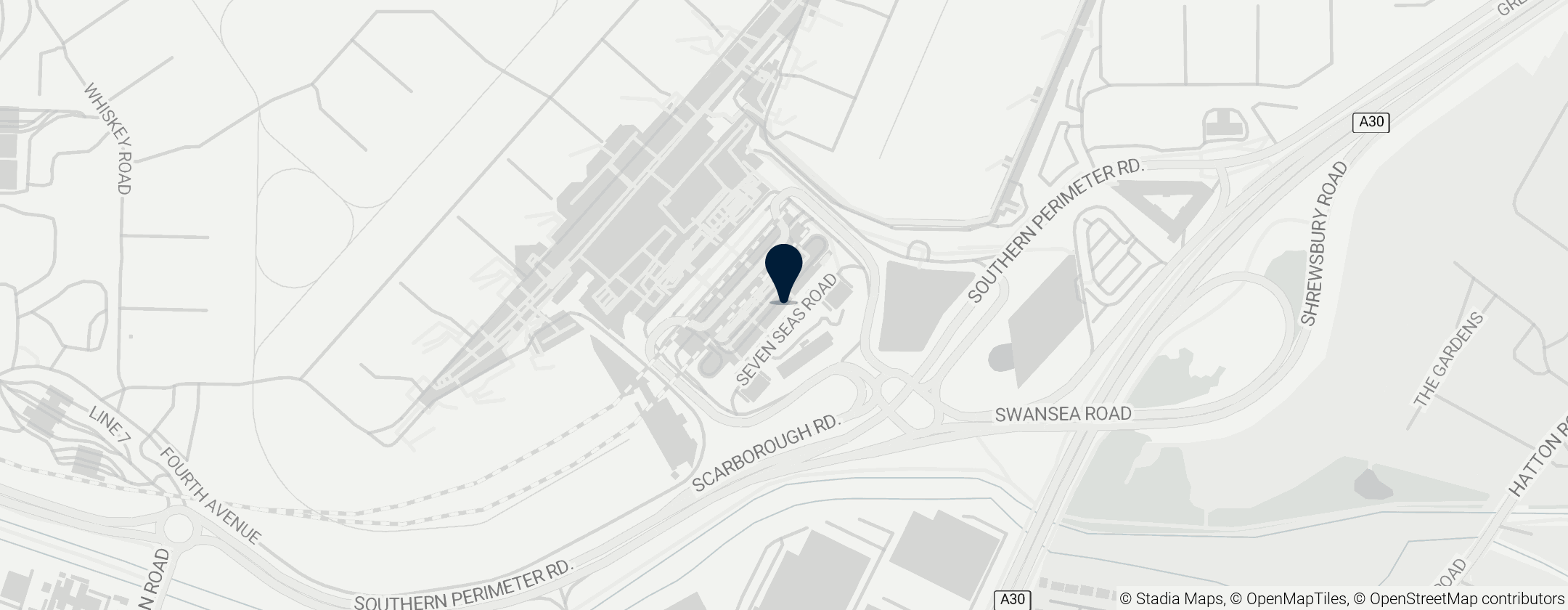 Map of Heathrow Terminal 4