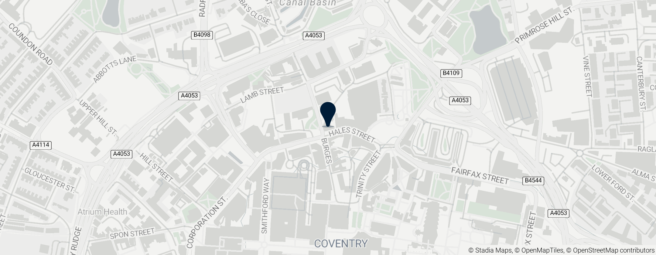 Map of Old Grammar School