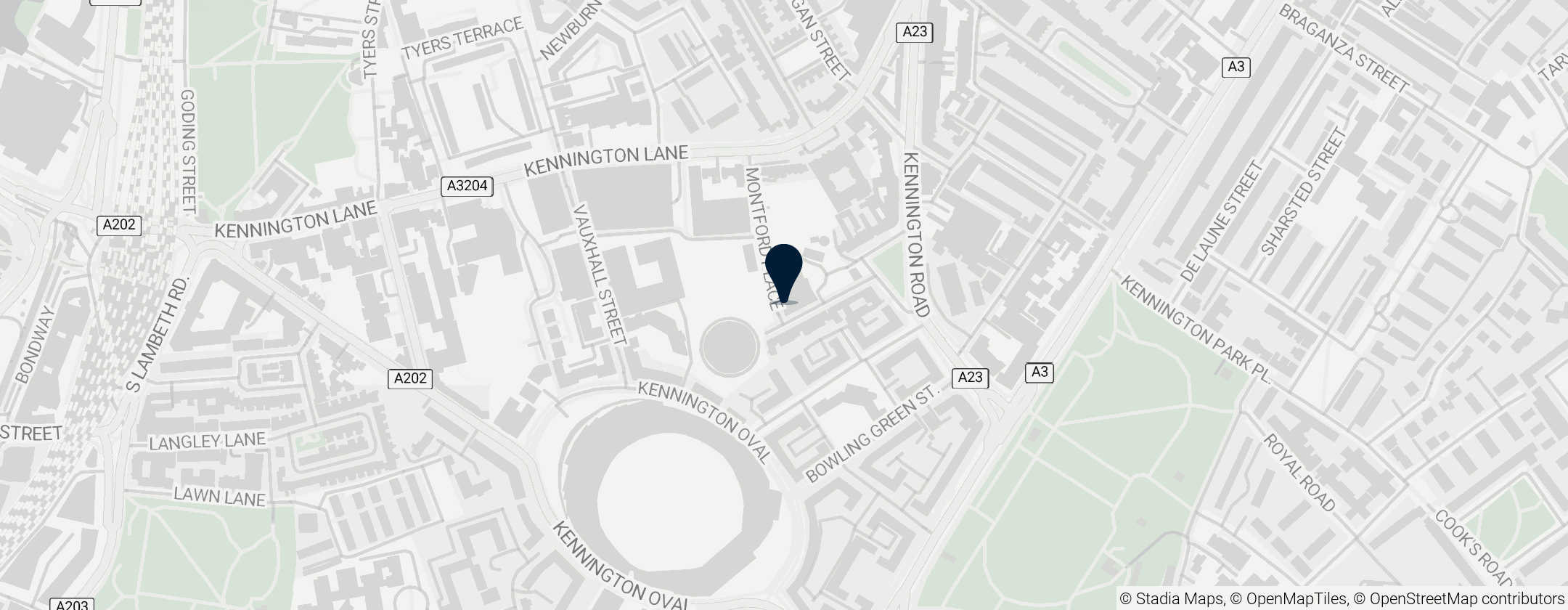 Map of Beefeater Gin Distillery