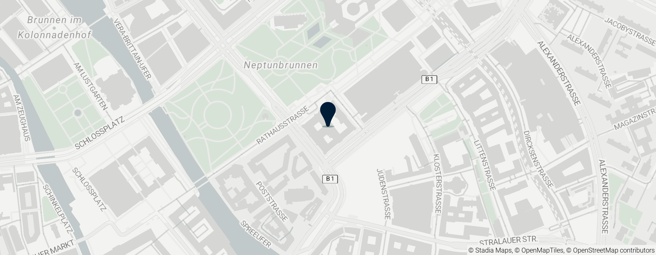 Map of Red Town Hall