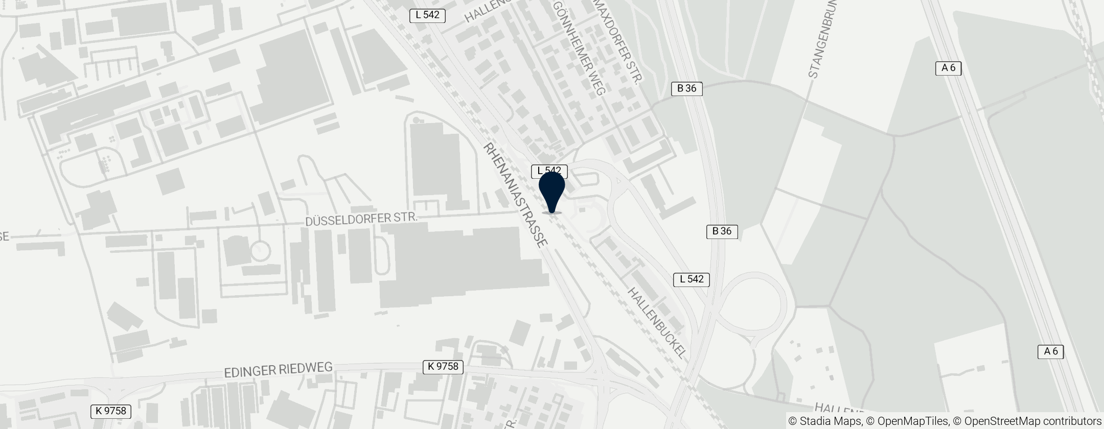 Map of Mannheim-Rheinau