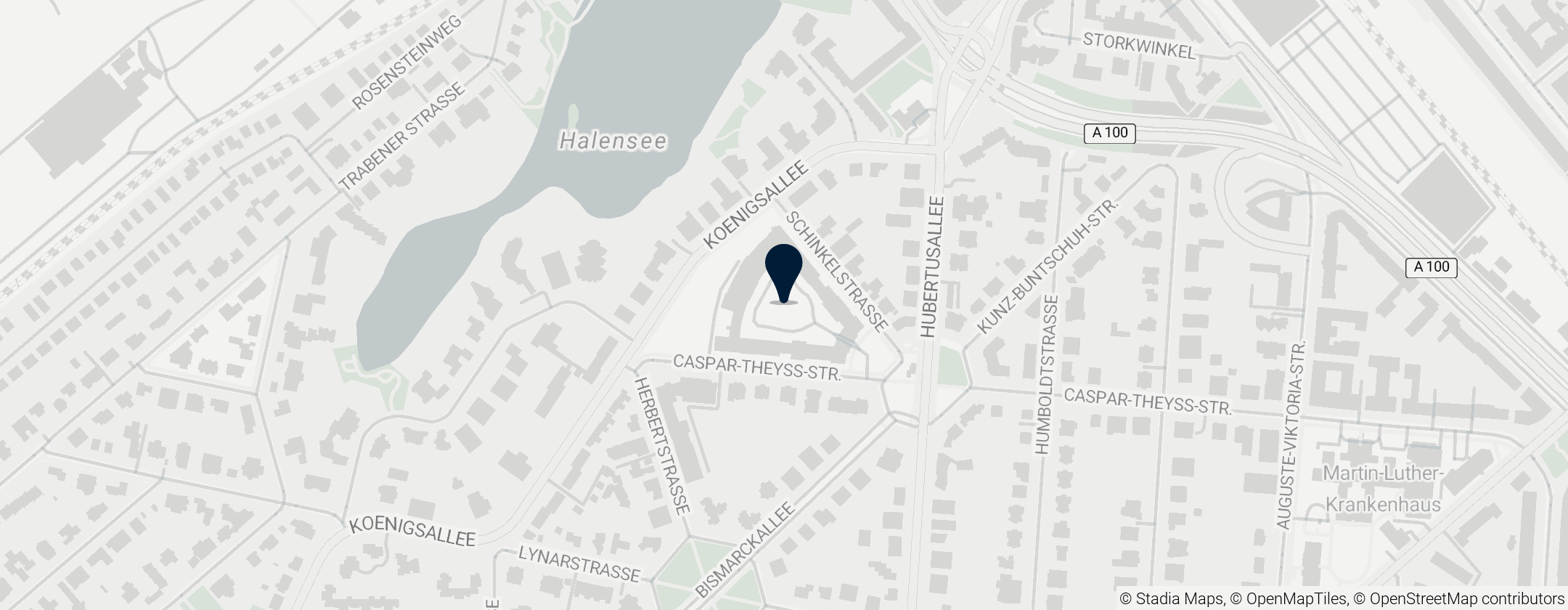 Map of German Environment Agency Berlin