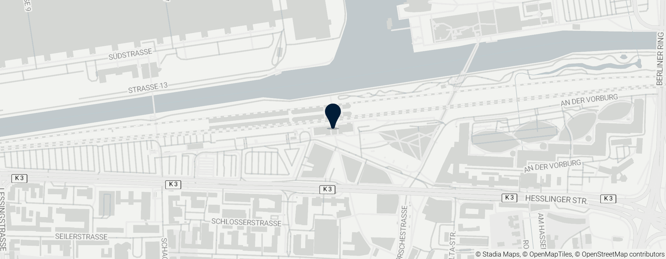 Map of Wolfsburg Hauptbahnhof