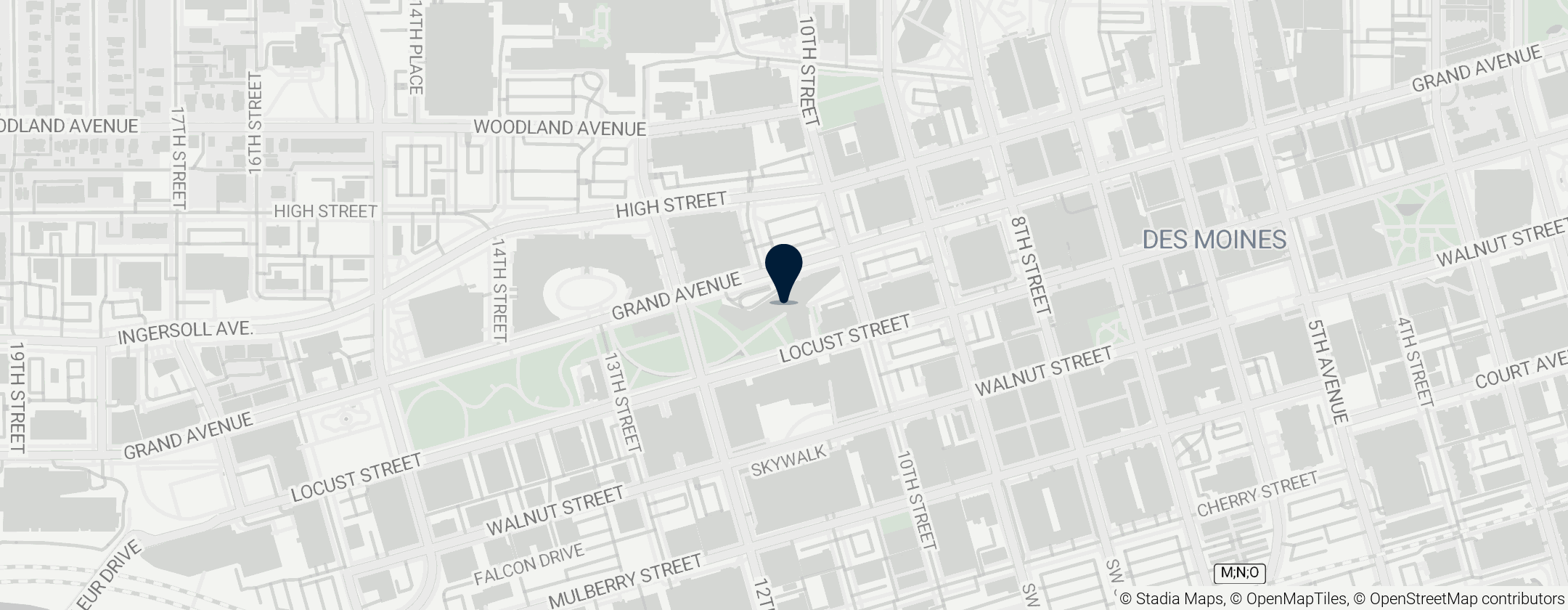 Map of Des Moines Public Library