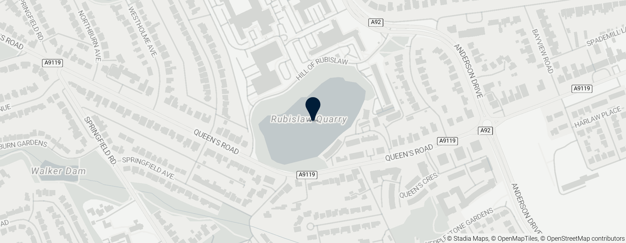 Map of Rubislaw Quarry