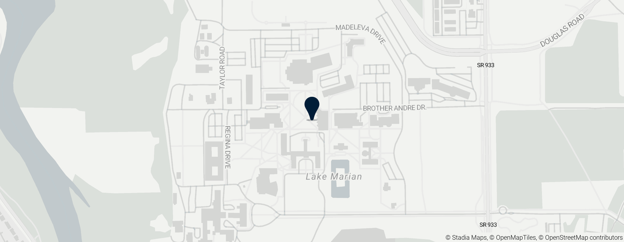 Map of Saint Mary's College