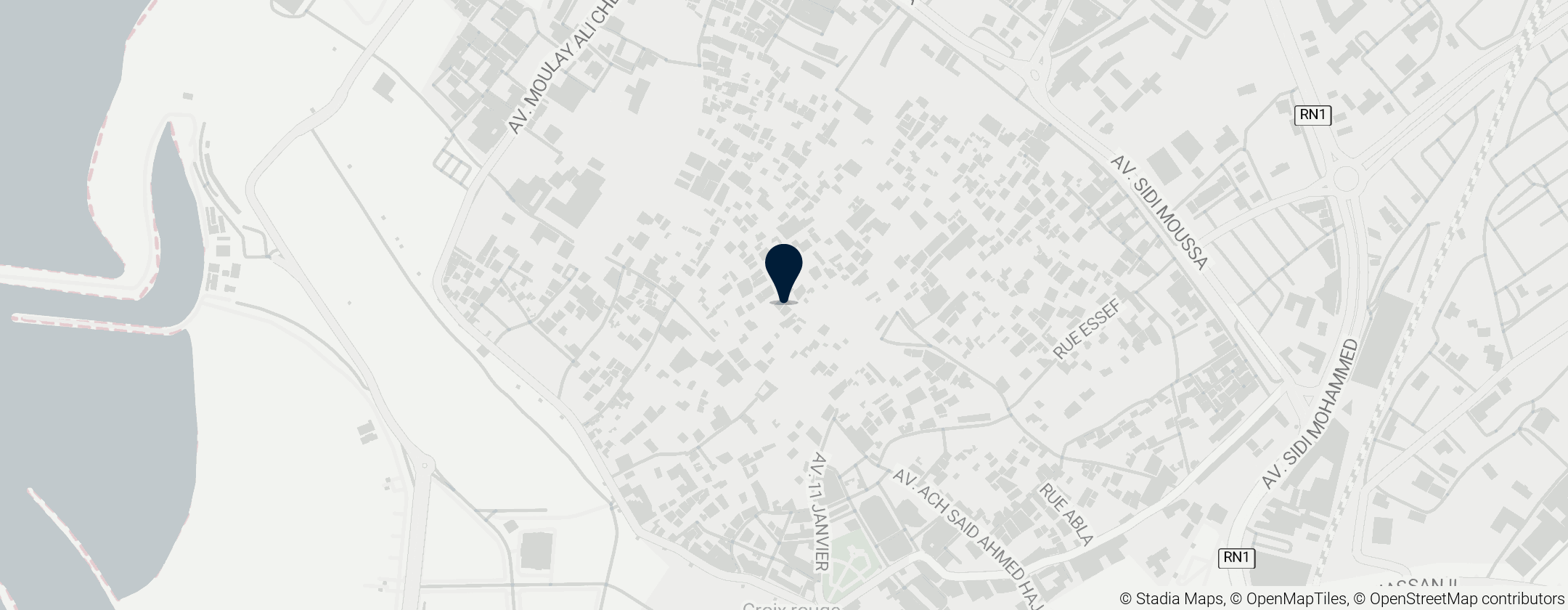 Map of Medina of Rabat