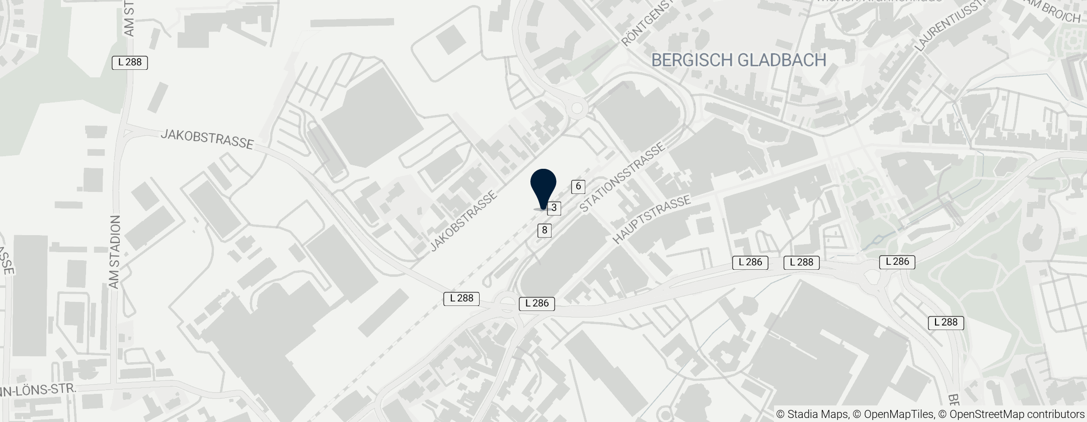 Map of Bergisch Gladbach