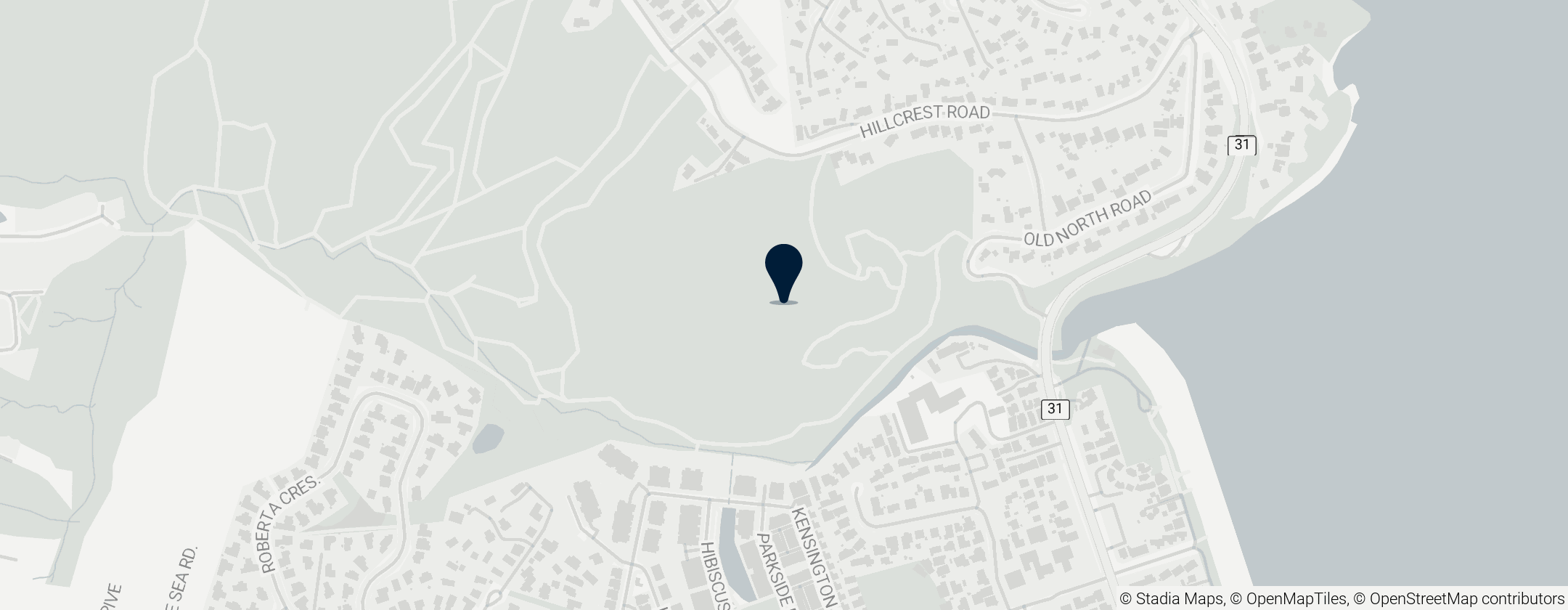 Map of Alice Eaves Scenic Reserve