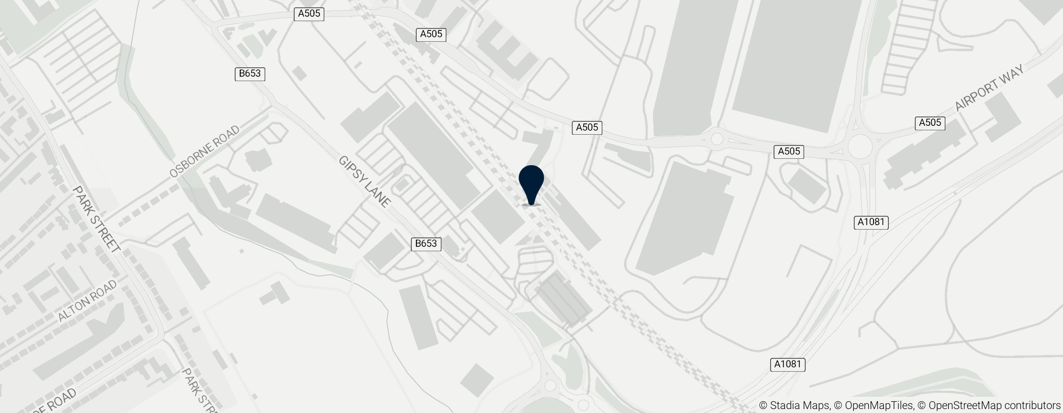 Map of Station Luton Airport Parkway