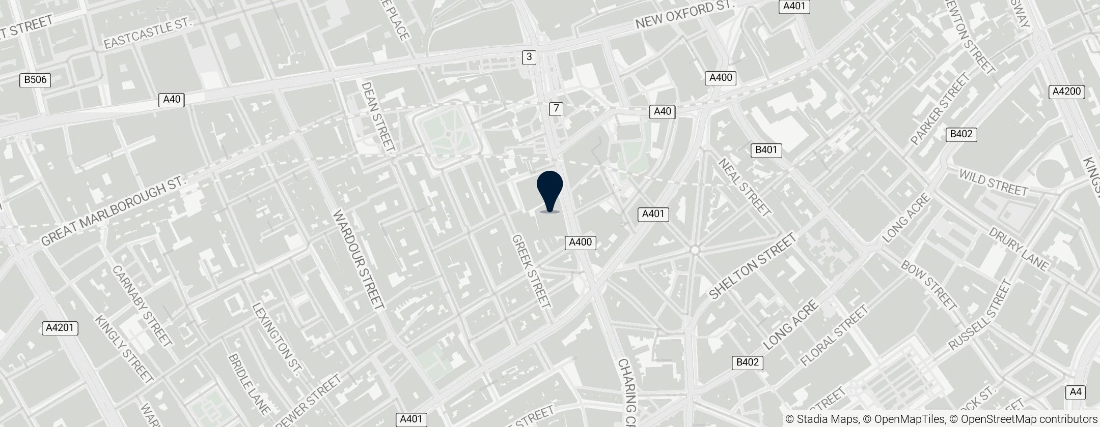 Map of Foyles
