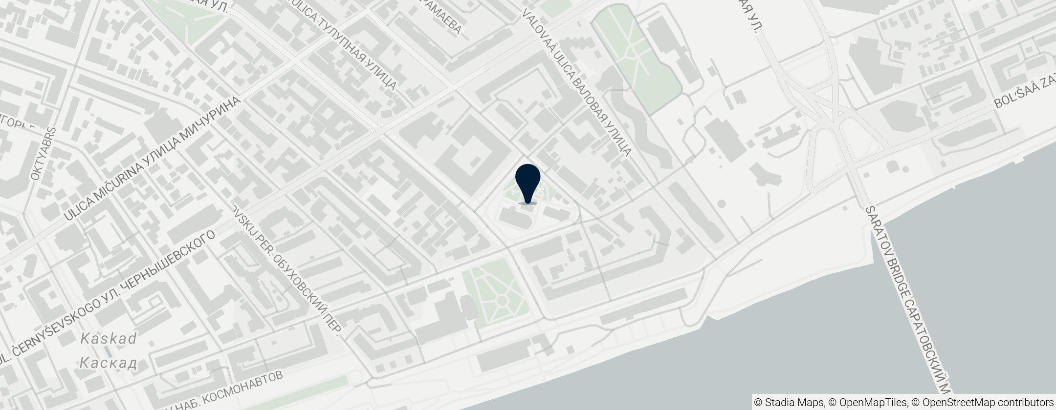 Map of Sobór Trójcy Świętej w Saratowie