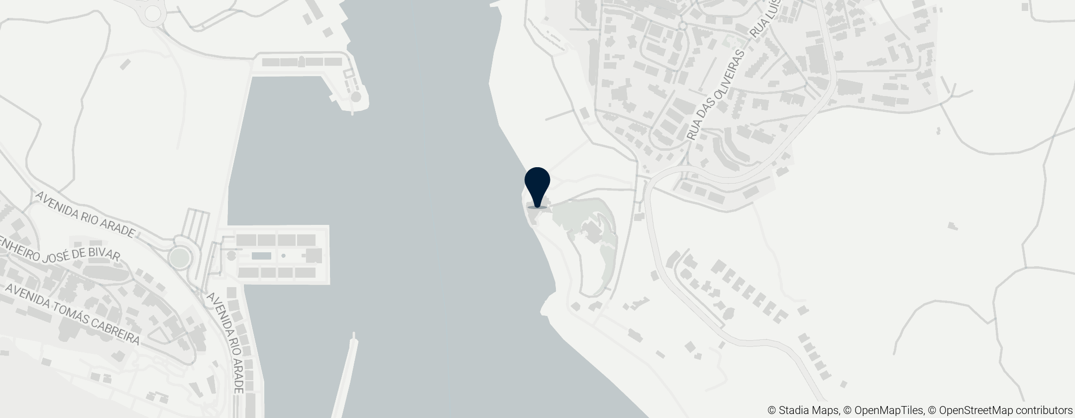 Map of Castelo de São João de Arade