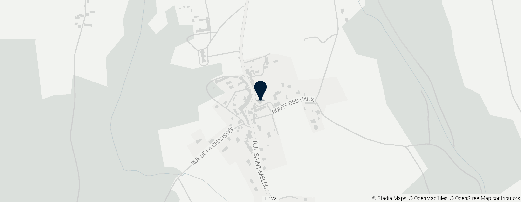 Map of Chapelle Saint-Mélèc de Tréganteur