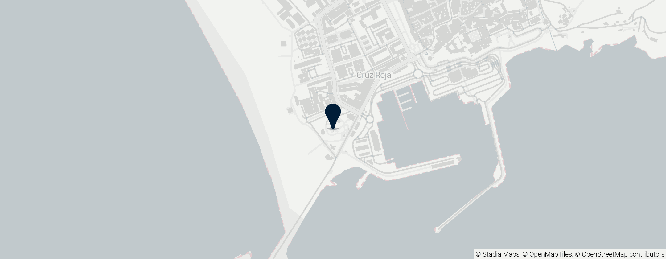 Map of Castillo de Santa Catalina