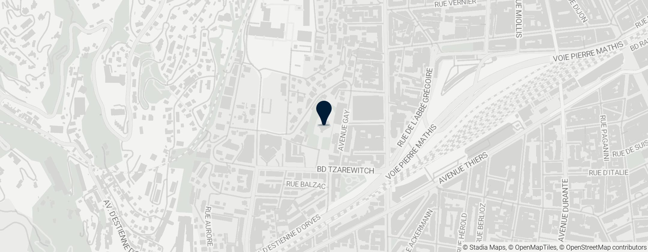 Map of St. Nicholas Russian Orthodox Cathedral