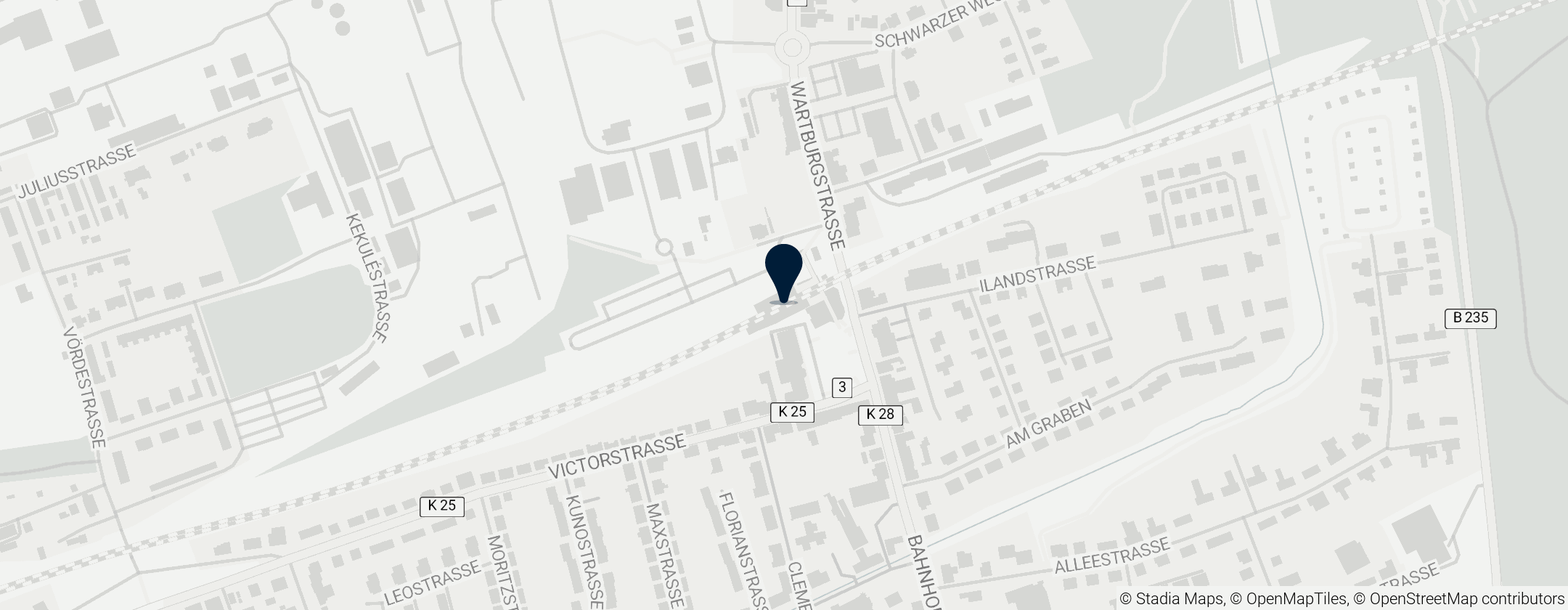 Map of Вокзал Кастроп-Рауксель