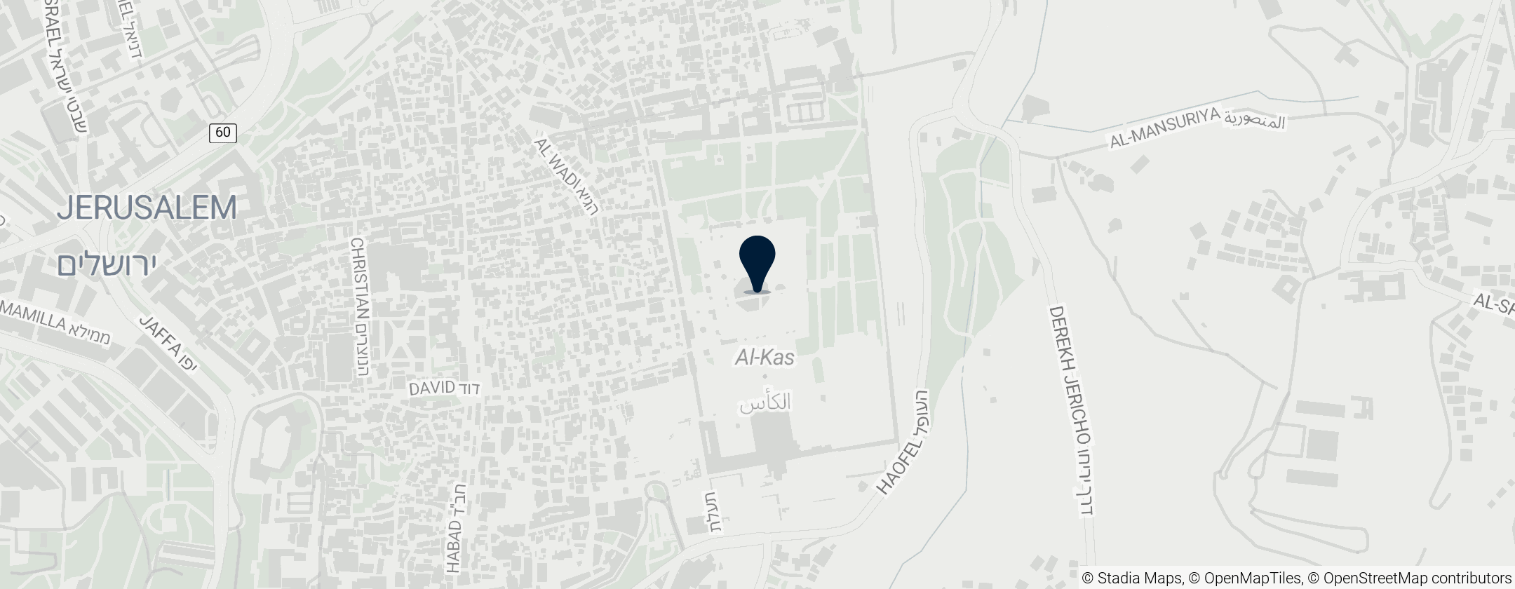 Map of Dome of the Rock