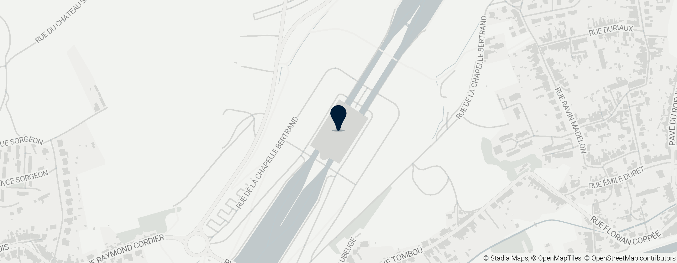 Map of Strépy-Thieu boat lift