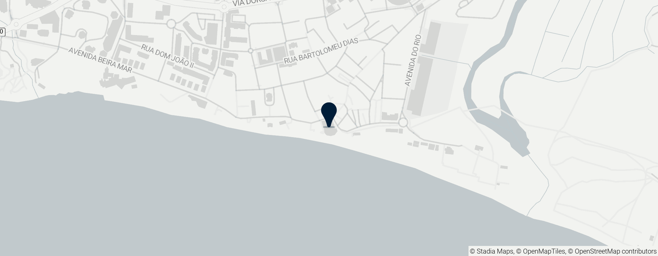 Map of Forte de Santo António da Pedra da Galé