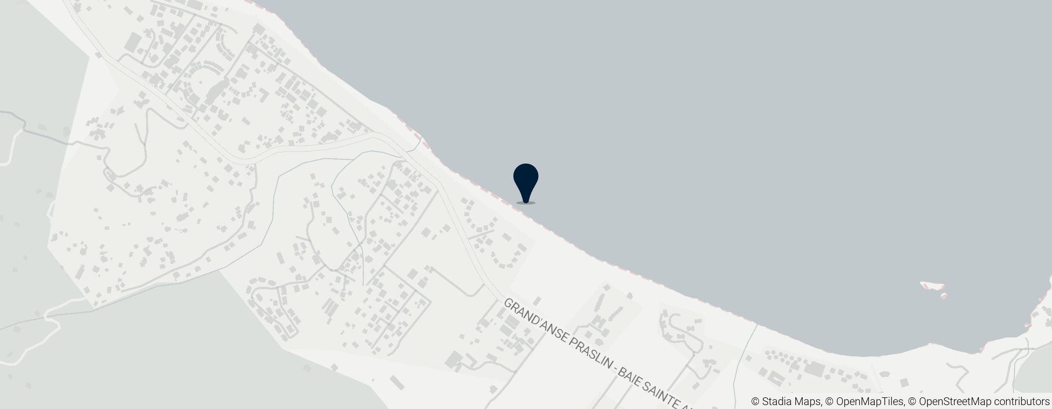 Map of Cote d’Or Beach