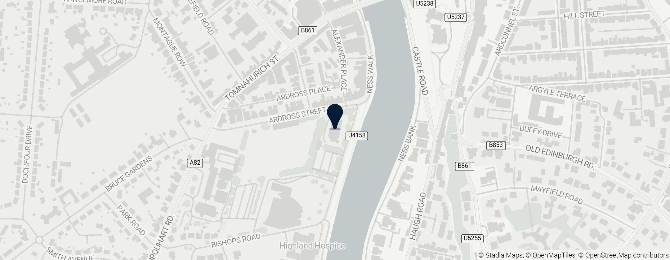 Map of St Andrew's Cathedral