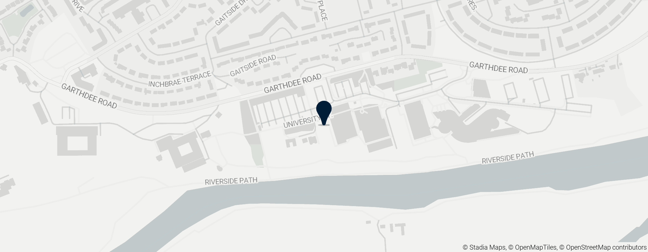 Map of Robert Gordon University