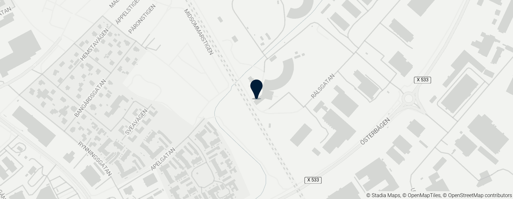 Map of 瑞典铁路博物馆