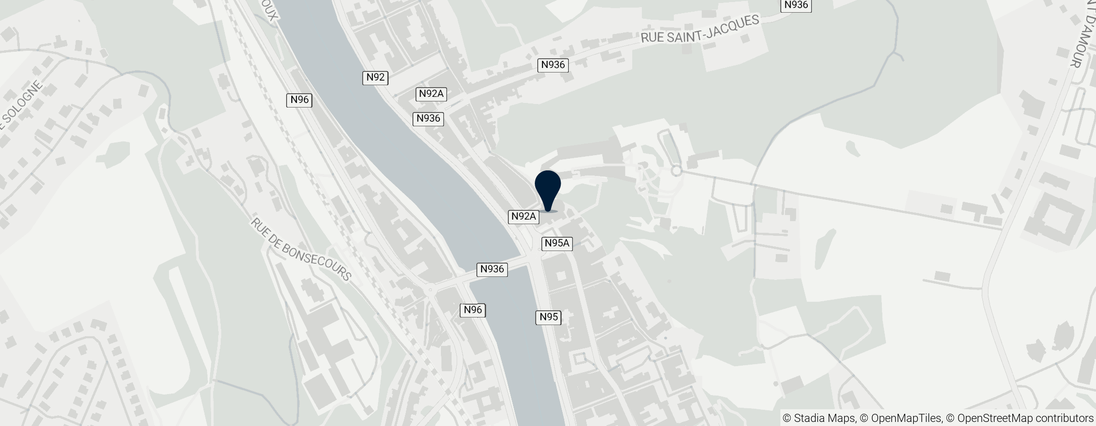 Map of Collegiate Church of Our Lady