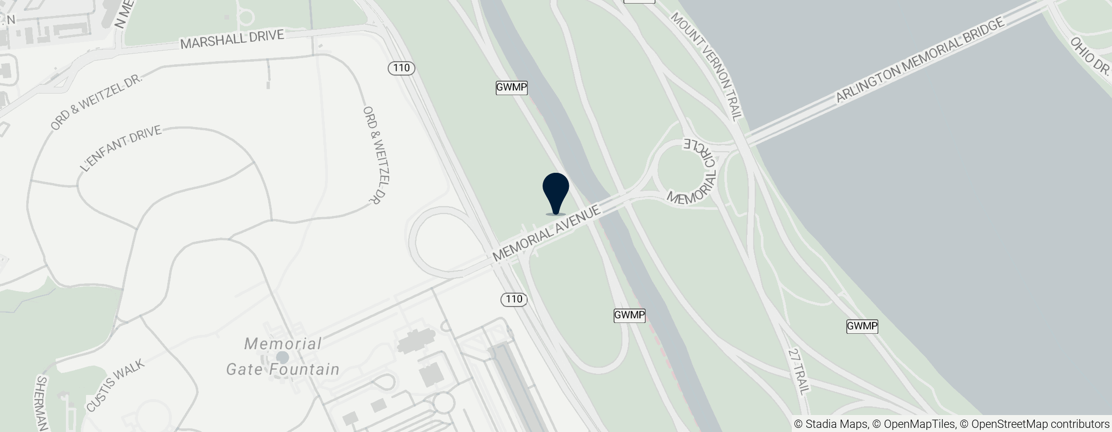 Map of National Seabee Memorial