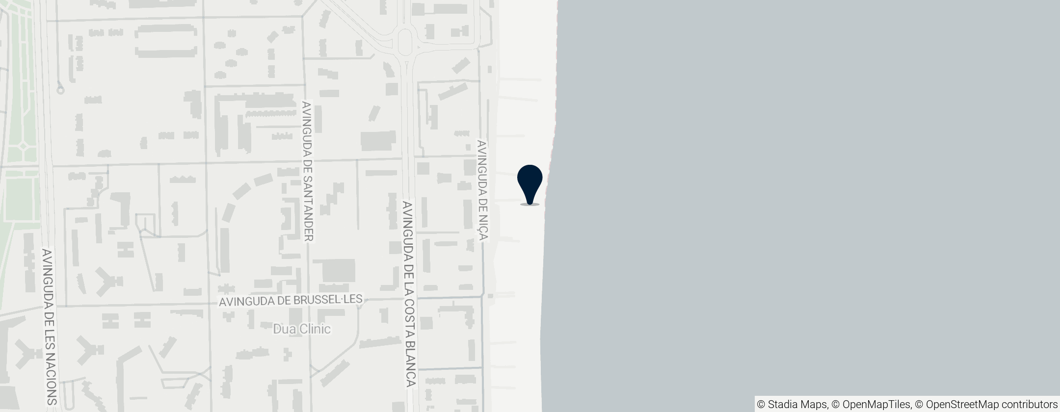 Map of San Juan De Alicante Beach