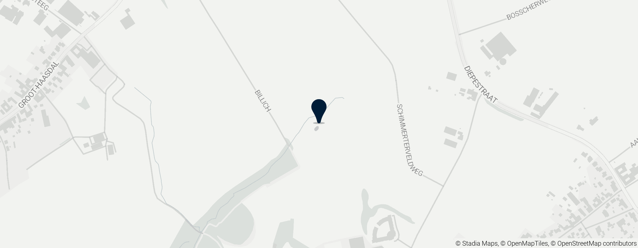 Map of Romeinse villa Groot Haasdal-Billich