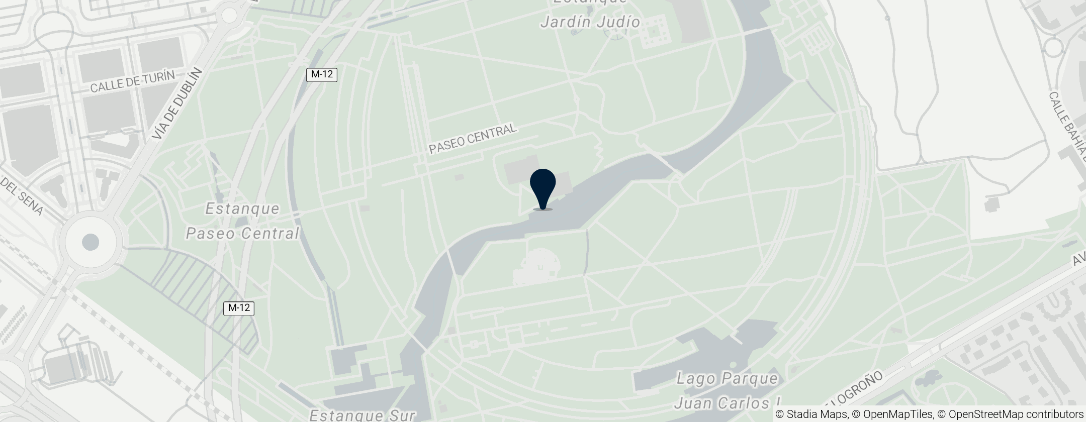 Map of Juan Carlos I Park