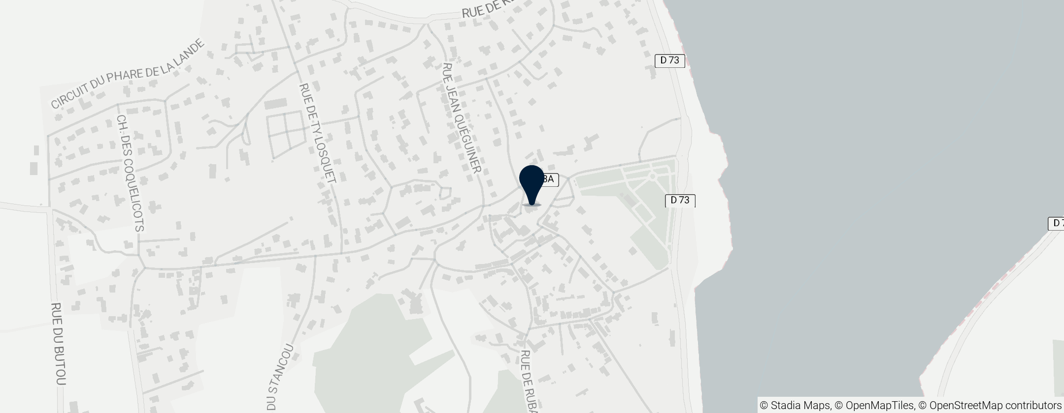 Map of Église Saint-Guénolé